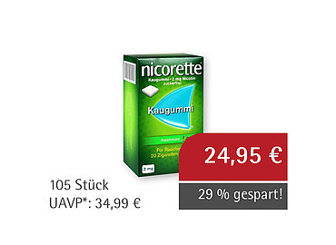 Nicorette® Kaugummi 2 mg**