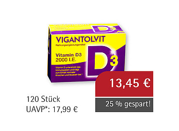 VIGANTOLVIT®*** Nahrungsergänzungsmittel mit Vitamin D3