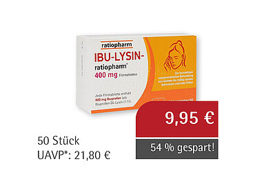 IBU-LYSIN-ratiopharm® 400 mg** Filmtabletten