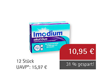 Imodium® akut Duo** für 10,95