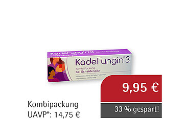 KadeFungin® 3 Kombi-Packung Vaginaltabletten und Creme**