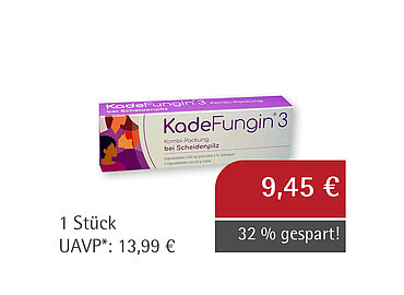 KadeFungin® 3 Kombi-Packung, Vaginaltabletten und Creme**
