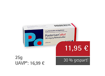 Posterisan® akut 50 mg/g** Rektalsalbe