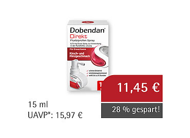 Dobendan Direkt Flurbiprofen 8,75 mg / Dosis** Spray zur Anwendung in der Mundhöhle