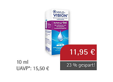 HYLO-VISION® SafeDrop® Gel** Augentropfen 10 ml