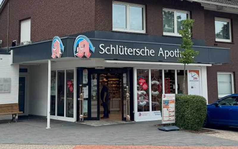 Außenaufnahme Schlütersche Apotheke