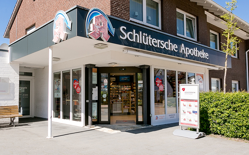 Außenaufnahme Schlütersche Apotheke